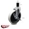 Service Caster 5 Inch Thermoplastic Rubber Wheel 1-3/5 Inch Expanding Stem Caster with Brake SCC-EX05S510-TPRS-SLB-134 - alternate 3